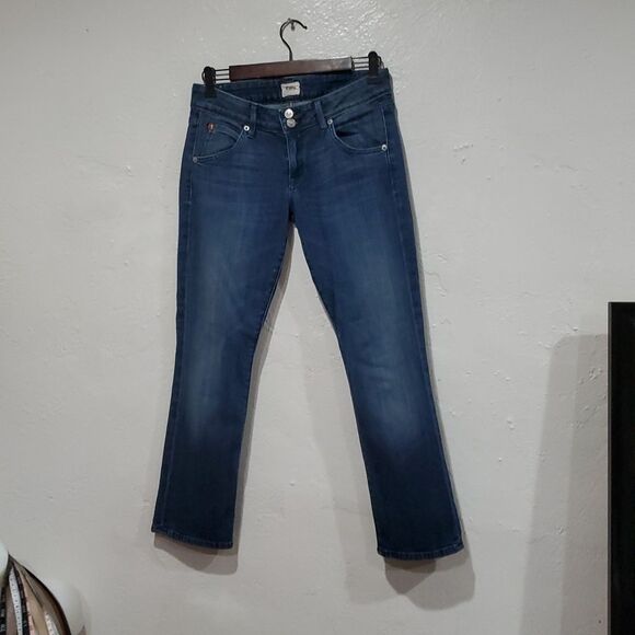 Hudson Crop Beth Baby Boot Cut Jeans Size 27 - Picture 1 of 11